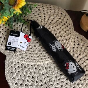 Hello Kitty Black Folding Umbrella